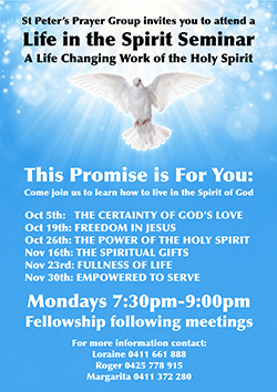 Life in the Spirit Seminar Bentleigh